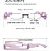 Vevesmundo Foldable Reading Glasses - Compact Anti-Blue Light Glasses for Men & Women - Purple 2.0X - Portable & Stylish - Buy Online on GoSupps.com