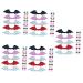 LALAFINA 100 Pcs Cloth Bat Wings Hair Barrettes Bat Wing Halloween Costumes Bat Wing for Shoes Applique Patch