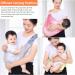 HINATAA Breathable Baby Sling | Adjustable Wrap Carrier with 3D Mesh Fabric | Summer Ready (Pink) - Buy Online on GoSupps.com