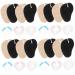 Holibanna 20 Pairs Palm Rest Gel Forefoot Pads Ball of Foot Cushion Insoles Metatarsal Pads Women Comfy Cozie Forefoot Metatarsal Pads for Thong Sandals Flannel Non-Slip Slippers