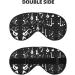 Soft and breathable eye mask with musical symbols perfect for travel and relaxation - Buy Online on GoSupps.com