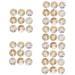 minkissy 45 Boxes Nail Art Accessories Moon Heart Nail Art Nail Decals Nail Stickers Manicures Decoration Jewel Stickers Nail Accessories Manicure Decor Zinc Alloy White Nail Supplies Rivet