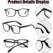 Blue Light Blocking Glasses - 2Pcs Anti-Glare Reading Glasses for Men and Women | Prevent Eye Fatigue - Buy Online on GoSupps.com