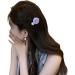 Kamonda Flower Clips Pearls Hair Claw Clip Elegant Blossom Rose Hair Accessories Hair Ornaments Exquisite Hairpin Headdress Package includes: 1x Hairpin Purple - Buy Online on GoSupps.com