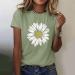 Women's Sunflower Summer T Shirt Plus Size Loose Blouse Tops - Mint Green XXL - Buy Online on GoSupps.com