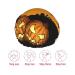 Halloween Pumpkin Printed Shower Cap - Waterproof, Fits All Head Sizes, Ideal for Women - Hair Bath Cap - Buy Online on GoSupps.com