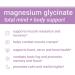 High Potency Magnesium Glycinate 1000mg Capsules - Chelated for Maximum Absorption - 60 Count - Buy Online on GoSupps.com
