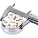 Beagle Dog Round Pill Box | 3 Compartment Portable Travel Organizer for Vitamins & Medicine - Buy Online on GoSupps.com