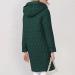 Womens Diamond Quilted Long Puffer Jacket Coat Hooded Button Up Jacket Coats with Pockets Belt Long Trench Coat Green#10 Medium - Buy Online on GoSupps.com