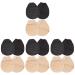 8 Pairs Sole Pad Metatarsal Socks Invisible Footwear Fabric Forefoot Pads Half Palm Sock Toe Topper Liner Silicone Toe Sleeves High Heel Pads Sponge Mat Front Feet Man