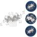 Didiseaon Bridal Headwear Wedding Hair Ornament Rhinestone Hair Comb Hair Accessories Bride Headpiece Wedding Decoration Bridal Hair Comb Crystal Wedding Supplies Bridesmaid Manual - Buy Online on GoSupps.com
