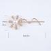 Cimenexe Bohemian Metal Flower Pearl Hair Pin Vintage Pearl Hair Clip Pin Crystal Flower Hairpins Clips Gold Pearl Flower Hair Barrette Headwear Metallic Decorative Hair Accessories Jewelry for Women - Buy Online on GoSupps.com