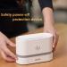 Simulated Flame Air Diffuser | Essential Oil Diffuser | Mini Portable Cool Mist Humidifier for Home Office Yoga & Spa | Waterless Auto Off | Travel-Friendly (White/Black - Buy Online on GoSupps.com