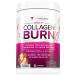 Multi Collagen Burn: Multi-Type Hydrolyzed Collagen Protein Peptides with Hyaluronic Acid, Vitamin C, SOD B Dimpless, Types I, II, III, V and X Collagen, Caffeine-Free (Strawberry Lemonade)