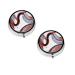 (Marble Mixed Brown) Round Pill Box 3 Compartment Pill Box Mini Decorative Pocket Purse Portable Travel Medicine Tablet Vitamin Holder Organizer Pill Case