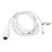 Replacement sister call cable universal crystal head 6P4C 9.8 feet long print key cable with clip red call button for nurses patients elderly disabled and sick