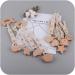 GLASSNOBLE Baby Pacifier Chain - Beech Wood with Clip & Cotton Rope - Cloud Design Nipple Holder - Safe & Stylish International Shipping - Buy Online on GoSupps.com