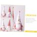 Zerodeko Adornment Pink Valentines' Dwarf Dolls Desktop Decors Hat Cute Valentine Adorable Ornament Plush As Shown 33X12X8CM - Buy Online on GoSupps.com