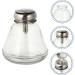 FOMIYES Press Glass Dispenser Nail Gel Polish Remover Liquid Dispenser Nail Salon Supplies Nail Clean Bottle Liquid Bottle Anti-static Stainless Steel Nail Polish Remover - Buy Online on GoSupps.com