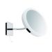 Nicol 4027000 SARA cosmetic mirror with LED daylight lighting wall mirror 5x magnification movable gooseneck
