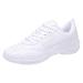 DADAWEN Women's Cheerleading Shoes Girls Sneakers White 37 EU White