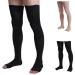Doc Miller Thigh High Open Toe Compression Stockings 20-30mmHg for Varicose Veins, Improved Circulation, Pregnancy Support Open Toe Thigh High Compression Socks for Women and Men - 1 Pair Black Medium Black Medium (1 Pair)