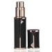 Kinwodon Travel Perfume Atomiser Refillable Perfume Travel Bottle 5ml Leaking Proof Pump Perfume Spray Bottle Portable Empty Bottle for Travel Men Women Black