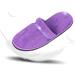 Buy Tianmao 5 Pairs Coral Fleece Hotel Slippers - Closed Toe Universal Size | Spa & Travel Guest Slippers in Brown & Purple - Buy Online on GoSupps.com