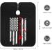 Retro American Flag Bass Fishing Custom Barber Cape Waterproof Hair Cutting Capes Apron Accessories with Adjustable Snap Closure - Buy Online on GoSupps.com