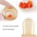 2 Pieces Baby Fruit Feeder Pacifier - Silicone Safe Fresh Food Toys for Infants | Anti-Leaking Teething Solutions - Buy Online on GoSupps.com