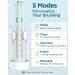 Sonic Electric Toothbrush for Adults and Kids - 8 Replacement Heads, 5 Brushing Modes, 120 Days of Use, 3-Hour Fast Charge - Light Green - Buy Online on GoSupps.com