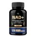 NAD Supplement 1500mg NAD+ Supplement with Resveratrol Nicotinamide Quercetin CoQ10 Support Energy & Repair Vitality Non-GMO No Fillers(120 Capsules) 120 Count (Pack of 1)