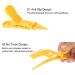 Buy 6-Piece Yellow Crocodile Hair Clips - Anti-Slip Hairdresser Clamps for Salons & Styling - Buy Online on GoSupps.com