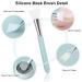 Buy Terse Bowknot Hair Band & Silicone Mask Brushes - 6-Piece Makeup Set for Spa & Face Washing - Sweet Coral Red Fleece - Buy Online on GoSupps.com