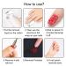 200Pcs INHDBOX Nail Polish Remover Foil Wraps with Large Cotton Pads - Soak Off Gel Remover - Buy Online on GoSupps.com