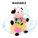 Cartoon Cow Baby Teether Doll - Soft & Safe Teething Toy for Early Education - Buy Online on GoSupps.com
