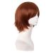 Buy MapofBeauty 12 Inch Side Bangs Short Straight Ginger Orange Cosplay Wig | International Shipping Available - Buy Online on GoSupps.com