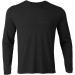 Merino Protect Men's 100% Merino Wool Long Sleeve Base Layer - Black XL | Odor Resistant Thermal Underwear for Hiking & Hunting - Buy Online on GoSupps.com