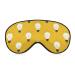 Yellow Light Bulb Sleep Mask Eye Cover for Sleeping Blindfold with Adjustable Strap Blocks Light Night Travel Nap for Men Women