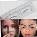 Mikinona Eyebrow Ruler 10pcs Eyebrow Design Ruler Transparent Ruler Eyebrow Guide Template Shape Disposable Measuring Ruler - Buy Online on GoSupps.com