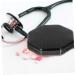 Premium Aluminum Alloy Medicine Box & Tablet Cutter - 8.7x8.7cm Black - Efficient Healthcare Storage & Pulverizer - Buy Online on GoSupps.com