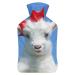 Cute Sheep Hot Water Bottle With Cover Plush Bed Bottle Hand Warmer For Adults And Children 26.5X15.3cm