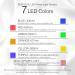 Bestqool Photon LED Light Therapy Mask - 6 Colors with Near Infrared Light for Skin Rejuvenation and Beauty Care - Buy Online on GoSupps.com