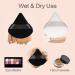 Set of 8 Facial Soft Triangle Puffs and 5 Makeup Mini Puffs for Wet and Dry Makeup Application - Ideal for Powder, Mineral Powder, and Foundation Makeup - Washable Powder Puffs in Black, White, and Mixed Colors - Buy Online on GoSupps.com