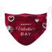 20PCS Cute Heart Print Disposable_Face_Masks for Adults Couple with Breathable 3 Layer Face Protection with Adjustable Ear Loops & Nose Wire for Valentine's Day - Buy Online on GoSupps.com