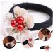 FOMIYES hair accessories hair rope hair ties for women pearl hair tie Premium Hair Scrunchies Multi- scarves for women Petal Hair Tie the flowers Synthetic Shell Flower Resin ponytail Miss - Buy Online on GoSupps.com