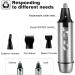 Buy 4 in 1 Multifunctional Trimmer - USB Rechargeable Ear Nose & Eyebrow Hair Trimmer | Perfect for Home & Travel - Buy Online on GoSupps.com