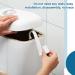 Potty Seat Hook - 3 Piece Velvet No Drill Toilet Tank Holder for Training Seat - White - Buy Online on GoSupps.com