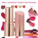 10 Pieces DIY Empty Lipstick Tubes - Round Refilled Lip Balm Shells | Color Gradient Pink & Gold - Perfect for Lip Gloss Customization - Buy Online on GoSupps.com
