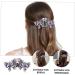 DOITOOL Hairpin Hair Jewels for Women Wedding Hair Clips for Brides Back Hair Barrette Retro Hair Barrette Keychain Comb Women Hair Accessories Back Hair Clip Miss Purple Spring Zinc Alloy - Buy Online on GoSupps.com